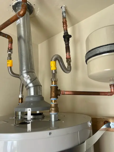 Water heater installation and plumbing repair in Winslow Hills